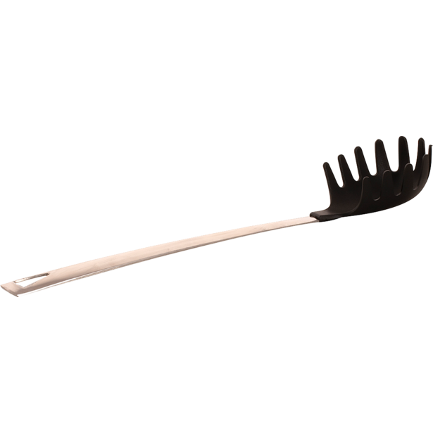 Spaghettilepel Basic Nylon 33,5 cm Roestvrijstaal Roestvrijstaal Zwart Zilver 1 stuk(s)