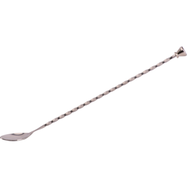 Bar Professional Barlepel met stamper 31 cm Roestvrijstaal