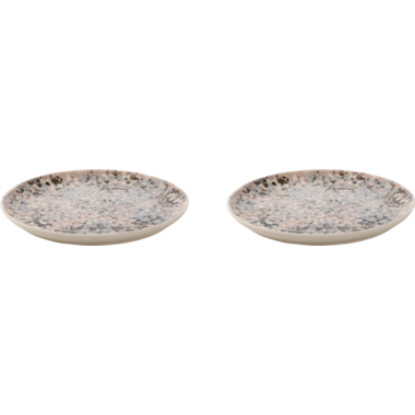 Palmer Bord Confetti 21.5 cm Roze Stoneware 2 stuk(s)
